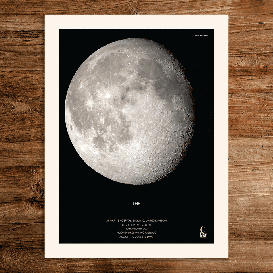 Moon posters for your special moments. The Lunar Deco – the lunar deco